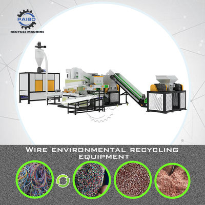 Elektrisch afval koperdraadgranulaat recyclingmachine geschikt voor kabeldraadschroot
